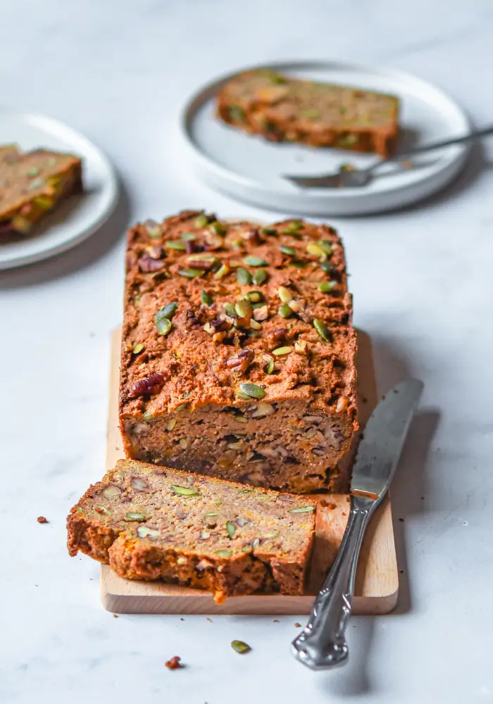 Pompoenbrood met noten