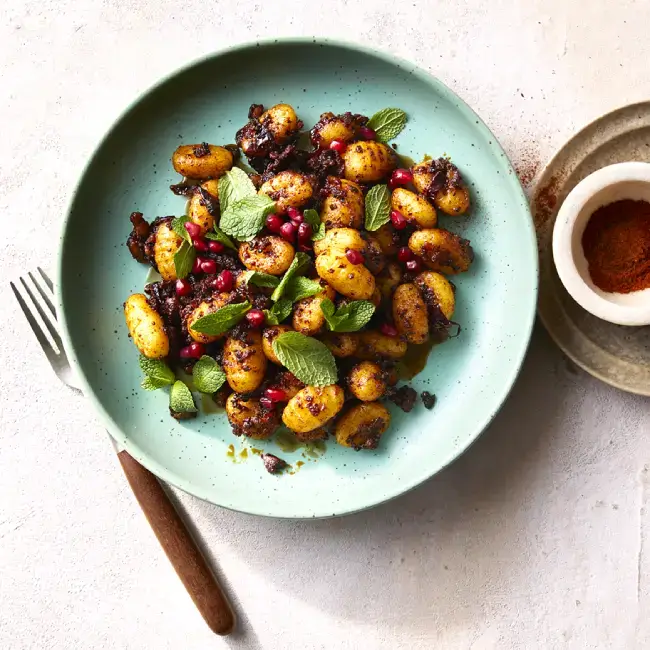 Tofu ground beef gnocchi recept